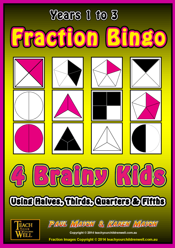 fractionbingo4kids